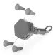 Tech Gear X-Grip Universal Motorcycle 360 Degree Rotating Mount Bike Mobile holder
