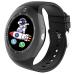Reepud Smartwatch Y1 Bluetooth Smartwatch, Android Smartwatch with Camera/SIM Card Slot Sports Watch Compatible with Smartphone Or Android Mobile Phones (Black Strap . Free Size)