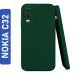 Knotyy Nokia C32 Green Back Cover