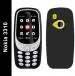 Newselect Nokia 3310 Black Rubber Back Cover