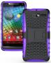 Heartly Motorola Droid Razr M Xt907 Purple Back Case Cover