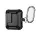 Antonia Black Polycarbonate Cover Case For AirPods Gen 1 & 2