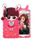 Lejaao Vivo V15 Pro Baby Doll Pink Silicone Mobile Back Cover