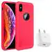 DR VAKU Red iPhone x Silicone Mobile Cover Case (10 x 5 x 5 cm)