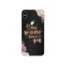 GADGETSWRAP Printed Vinyl Skin Sticker for Apple iPhone X/Xs - rose-gold-festive-typographies