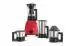 Ultra Topp Plus Liquidizer 750W 4 Jar Mixer Grinder, Red