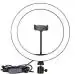 Webilla 10 Inch Ring Led Light With 3 Brightness Mode Featur Ring Flash (White)