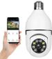 AVOIHS PTZ Bulb lo0 Wireless Security Camera with Night Vision Remote Live Viewing (Black)