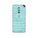 GADGETSWRAP Printed Vinyl Skin Sticker for Oneplus 7 Pro - Tiffany Blue Brick