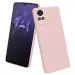 LIRAMARK Silicone Soft Back Cover Case for Vivo V20 / V21E / Y73 (Silicone Pink)