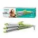 VGR 4 In 1 Hair Beauty Styler, Curler, Crimper, Wavying V-569 Hair Straightener (Green)