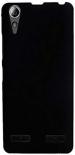 Multronics Matte Black Rubber Back Cover Compatible With Lenovo A6000 Plus
