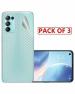 GADGETRONICS (Pack of 3) Oppo Reno 5K Carbon Fiber Skin Scratch Resistant Back Screen Guard