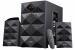 F&D A180X 84 W 2.1 Channel Bluetooth Multimedia Speaker with Subwoofer Satellite Speaker, Digital LED Display, Remote, Digital FM & USB, Black