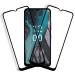 Knotyy Tempered Glass Screen Protector for Nokia C22 with Edge to Edge Coverage (Black, Pack of 2)