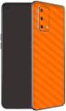 Orgic India Oppo F19 Carbon Orange Mobile Skin