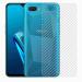 Kite Digital Oppo A12 Back Screen Protective Film Carbon Fiber Skin Transparent Screen Guard Sticker (Pack of 3)