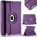 EasyTac Purple Leather Flip Case Cover For Apple Ipad 2, Ipad 3, Ipad 4