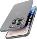 Squif Grey Silicone Back Case for iPhone 14 Pro Max