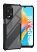 HUPSHY Back Cover for OPPO A18 (Black, Shock Proof, Pack of: 1)