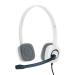 Logitech H150 Lightweight Wired On Ear Headphones (White)