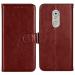 JOBINKA Lenovo K6 Note Vintage Leather flip Case Cover| Inside TPU with Card Pockets Wallet Stand Magnetic Closure 360 Degree Complete Protection Vintage Flip Cover for Lenovo K6 Note - Brown