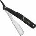 Xester Black Plastic Straight Edge Folding Shaving Razor Blade Holder