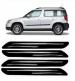 Gee Cee Black Pvc Car Bumper Protector Guard For Skoda Yeti (Set Of 4)