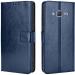 Mintak Samsung Galaxy J3 Pro Blue Thermoplastic Polyurethane Mobile Flip Cover