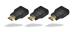 CABLES MASTER Mini HDMI Male to HDMI Female Adapter Converter Plug (Pack of 3)