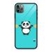 COVERS CART - Cute Weightlifting Panda Glass Back Case for iPhone 11 Pro Max