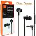 SNPD Sold: Dual Driver Earphone with Mic Best Sound Quality Supportable for Xiaomi Redmi Mi Mobiles & Other Mobiles