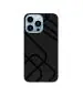 Casotec Zig-Zag Black Line Design 3D Printed Hard Back Case Cover for Apple iPhone 13 Pro