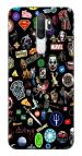 MobiEra Oppo A5 2020 Doodle 2 Design Plastic Hard Case Cover