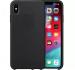 Clickaway Apple Iphone Xs Silicone Textured Premium Rich Look Grip Case Cover (Black)