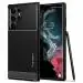 Spigen Rugged Armor Matte Black Thermoplastic Polyurethane Shock Absorbent Back Cover Case Compatible with Samsung Galaxy S22 Ultra 5 x 9 x 2 cm