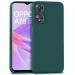 S-Hardline Oppo A78 5G Green Rubber Inner Microfiber Cloth Cushion Lining Protective Back Cover
