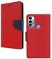 AmericHome Tecno Spark 7T, Tecno Spark 7 Red Artificial Leather, Rubber, Cloth Shock Proof Mobile Back Cover