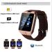 ENMORA Dz09 Bluetooth Smartwatch With Sim Card Slot Callinng Function N78 With Brown Strap