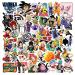 CodersParadise Pack of 57 Dbz Random Anime Aesthetic Vinyl Stickers For Laptop, Diary, Guitar, Mobile Case - Waterproof - Dragon Ball Edition