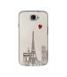 Casotec Paris Red Heart Design Printed Silicon Soft TPU Back Case Cover for Xolo Q1000 Opus