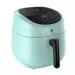 Solara Mint Aqua Plastic Digital Air Fryer with 8 Pre Set Modes 5.5L, Extra Large