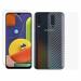 Kite Digital Samsung A50S Back Screen Protective Film Carbon Fiber Skin Transparent Screen Guard Sticker & Premium Tempered Glass Screen Protector