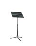 Powerpak Black Aluminum Professional Adjustable Foldable Musical Note Stand