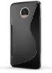 Wellchoice Back Cover for Motorola Moto Z2 Play (Black, Grip Case)