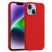 LIRAMARK Liquid Silicone Soft Back Cover Case for Apple iPhone 14 Plus (6.7 inch) (Kadak Red)