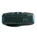 Tarkan E-Blue Led Waterproof Wired Professional Gaming Keyboard (Blue)