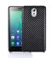 Tarkan Black Faux Leather Back Case Cover For Lenovo Vibe P1M