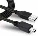 Storite USB 2.0 A to Mini 5 pin B Cable for External HDDS/Camera/Card Readers (150cm - 1.5M), Black