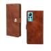 Fastship Infinix Note 11 Flip Cover | Full Body Protection | Inside Pockets & Stand | Wallet Stylish Button Magnetic Closure Book Cover Leather Flip Case for Infinix Note 11 - Executive Brown